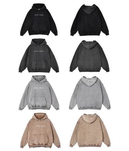 HOLY GRAIL BLANKS ACID WASHED HOODIE (2-4 weeks until product shipped)