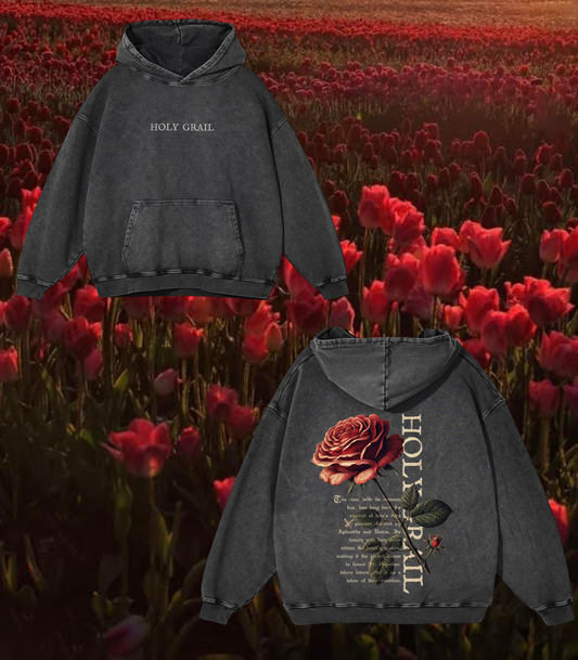 HOLY GRAIL LOVER'S ROSE HOODIE PRE-ORDER (2-4 weeks until product shipped)