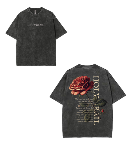 HOLY GRAIL LOVER'S ROSE T SHIRT PRE-ORDER (2-4 weeks until product shipped)
