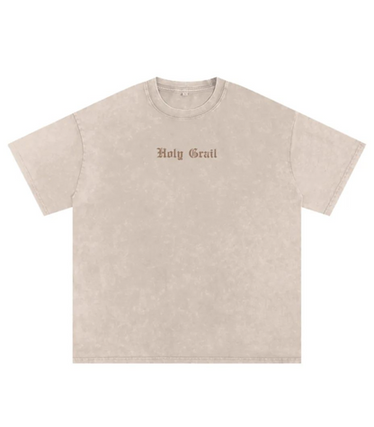 Holy Grail -King of Kings - Acid Wash Oversize T-Shirt - 250 GSM - 2 WEEKS TO SHIP