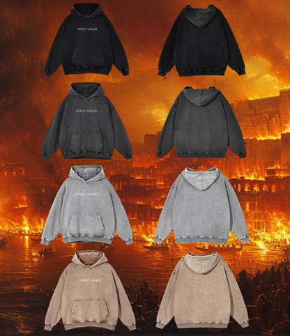 HOLY GRAIL BLANKS ACID WASHED HOODIE (2-4 weeks until product shipped)